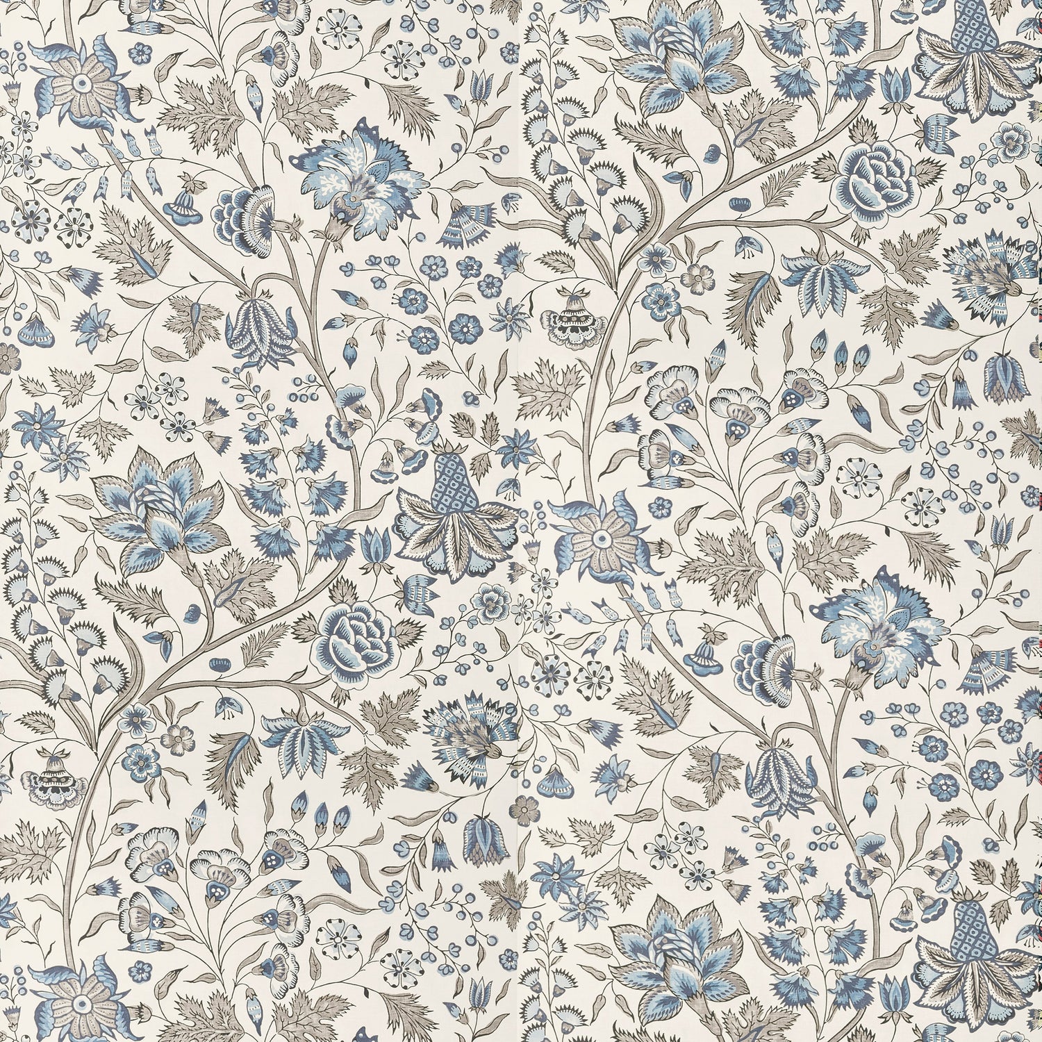 Francois Wallpaper in spa blue color - pattern number AT10728 - by Thibaut in the Clermont collection