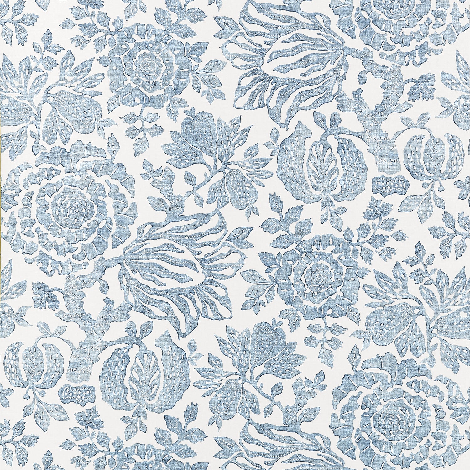 Sigourney Wallpaper in blue color - pattern number AT10730 - by Thibaut in the Clermont collection