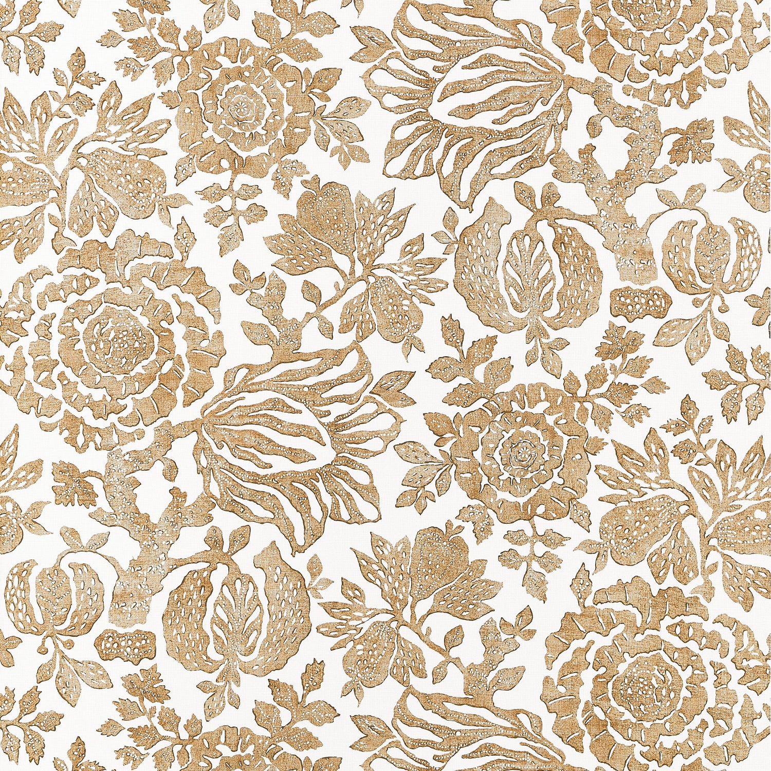 Sigourney Wallpaper in gold color - pattern number AT10731 - by Thibaut in the Clermont collection