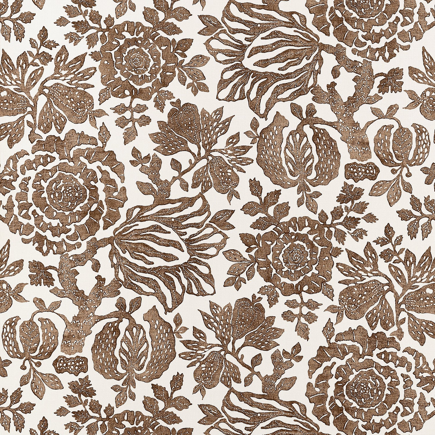 Sigourney Wallpaper in brown color - pattern number AT10732 - by Thibaut in the Clermont collection