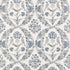 Paloma Wallpaper in blue and green color - pattern number AT10740 - by Thibaut in the Clermont collection