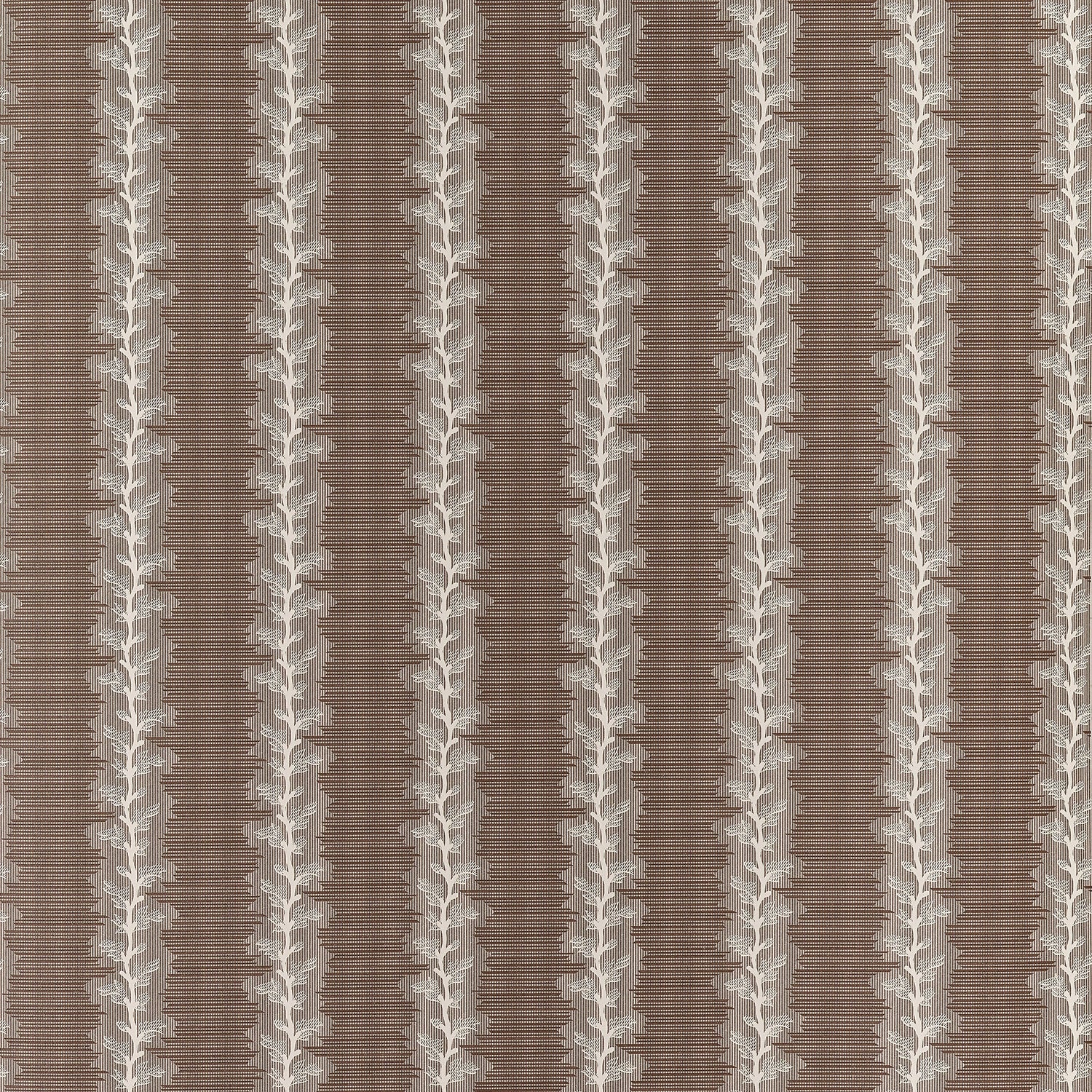 French Stripe Wallpaper in brown color - pattern number AT10770 - by Thibaut in the Clermont collection
