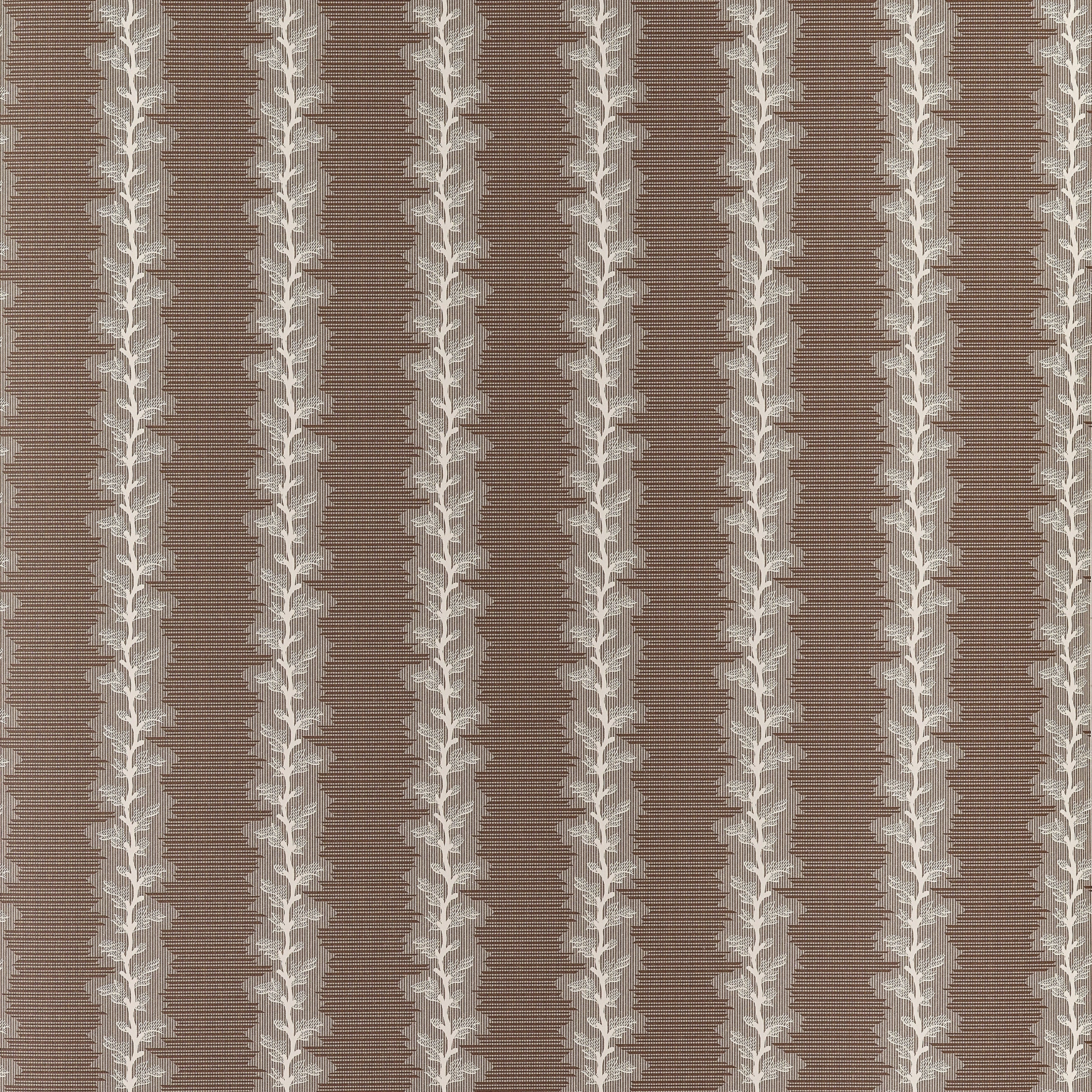 French Stripe Wallpaper in brown color - pattern number AT10770 - by Thibaut in the Clermont collection