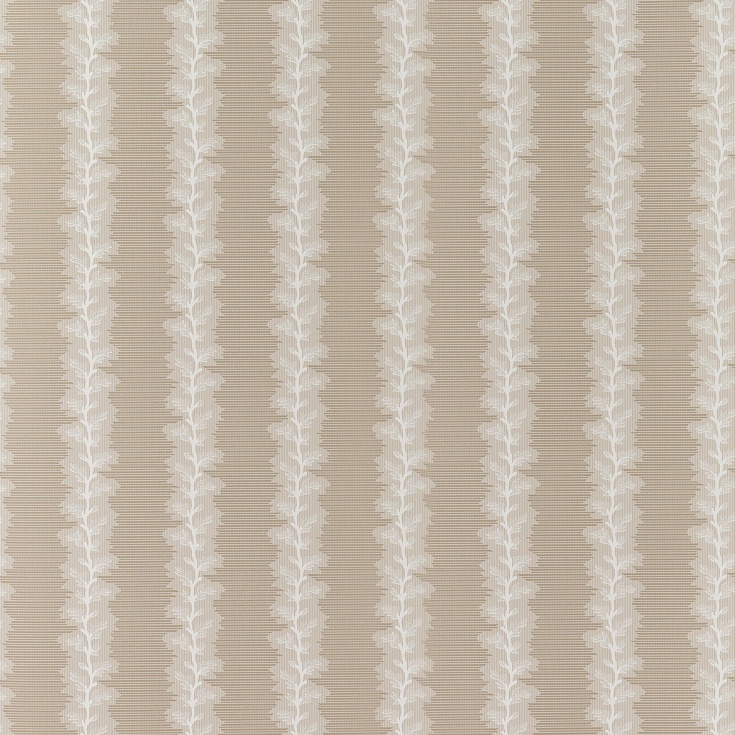 French Stripe Wallpaper in beige color - pattern number AT10771 - by Thibaut in the Clermont collection