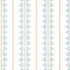 Fern Stripe wallpaper in spa blue color - pattern number AT15103 - by Anna French in the Antilles collection