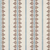 Fern Stripe wallpaper in brown and slate color - pattern number AT15106 - by Anna French in the Antilles collection