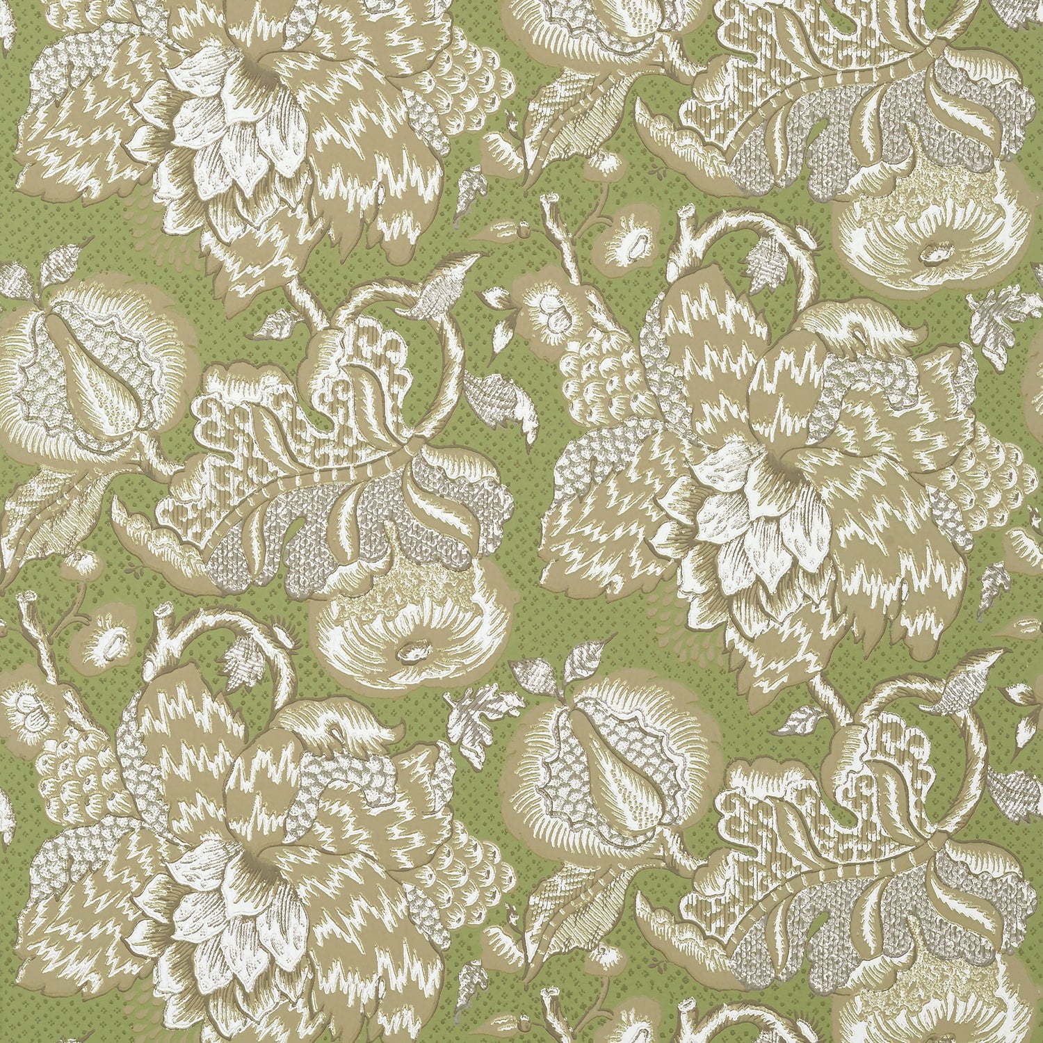 Westmont wallpaper in green color - pattern number AT15111 - by Anna French in the Antilles collection