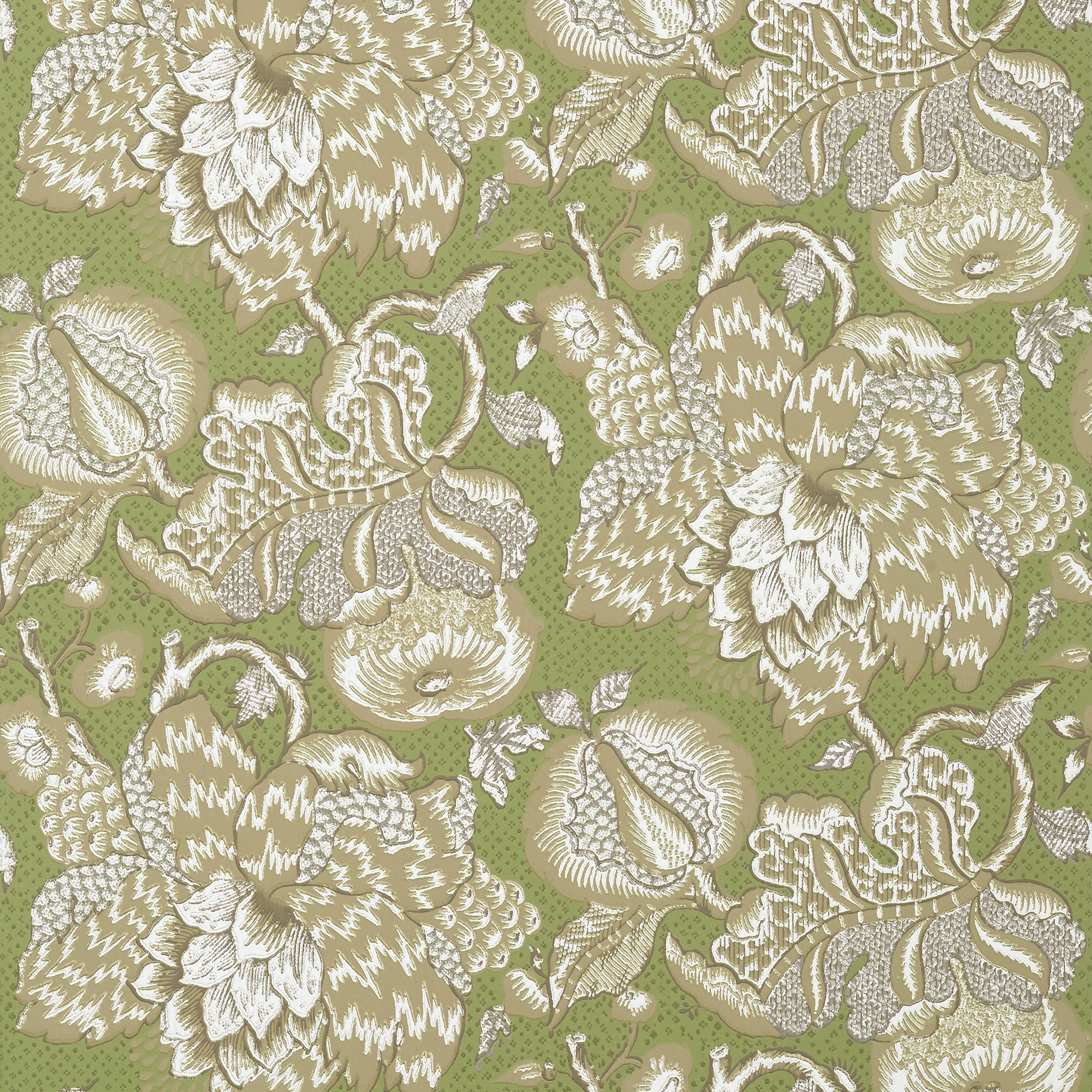 Westmont wallpaper in green color - pattern number AT15111 - by Anna French in the Antilles collection