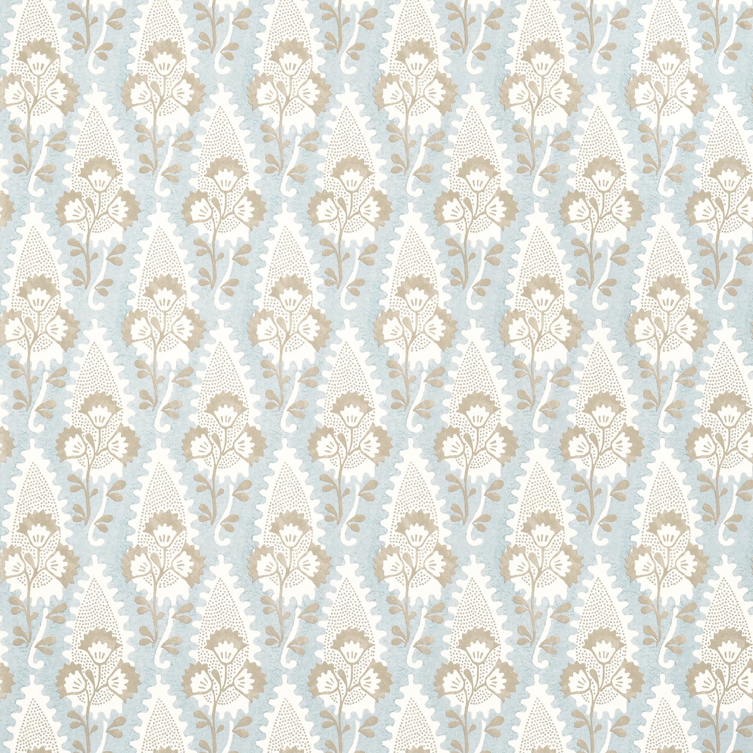 Cornwall wallpaper in spa blue color - pattern number AT15123 - by Anna French in the Antilles collection