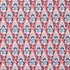 Cornwall wallpaper in red and blue color - pattern number AT15124 - by Anna French in the Antilles collection