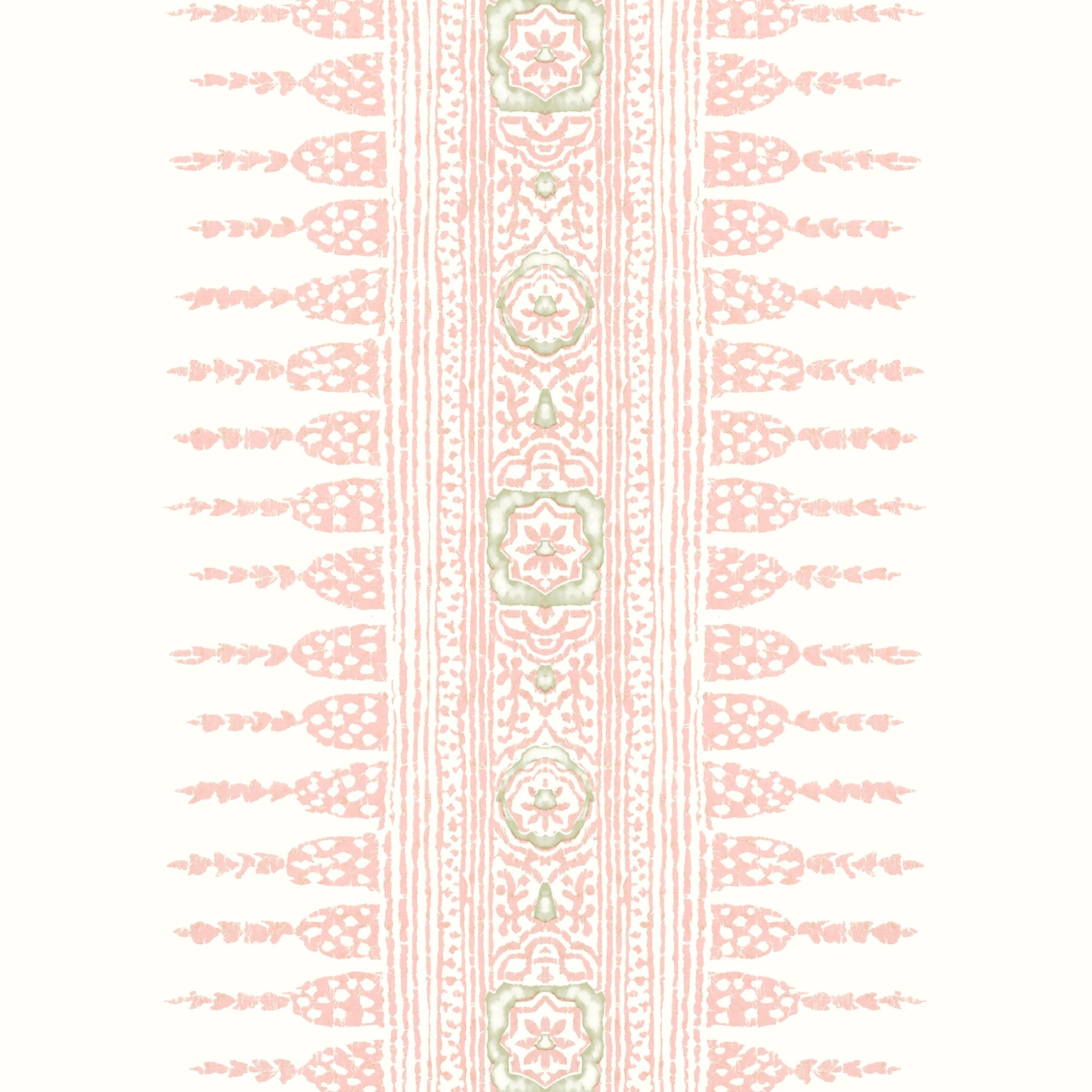 Javanese Stripe wallpaper in blush color - pattern number AT15135 - by Anna French in the Antilles collection