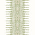 Javanese Stripe wallpaper in green and white color - pattern number AT15136 - by Anna French in the Antilles collection