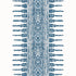 Javanese Stripe wallpaper in navy and white color - pattern number AT15137 - by Anna French in the Antilles collection
