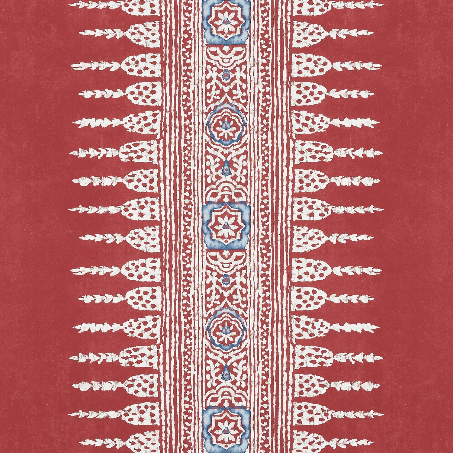 Javanese Stripe wallpaper in red color - pattern number AT15138 - by Anna French in the Antilles collection