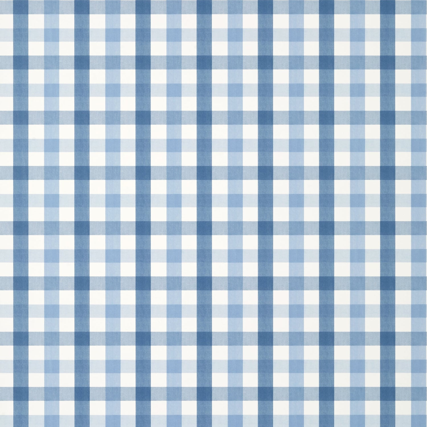 Saybrook Check fabric in light blue color - pattern number AT15147 - by Anna French in the Antilles collection