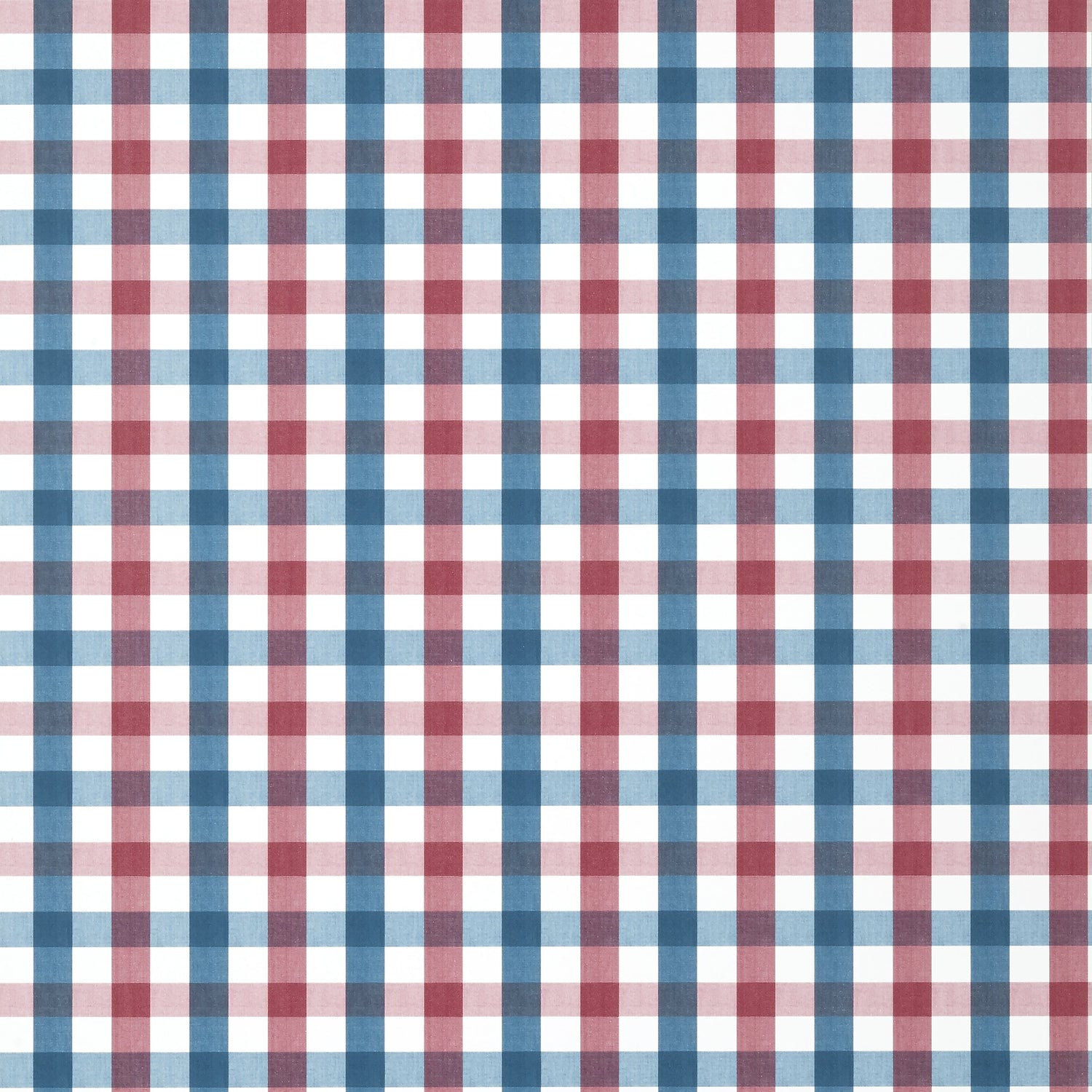 Saybrook Check wallpaper in red and blue color - pattern number AT15153 - by Anna French in the Antilles collection