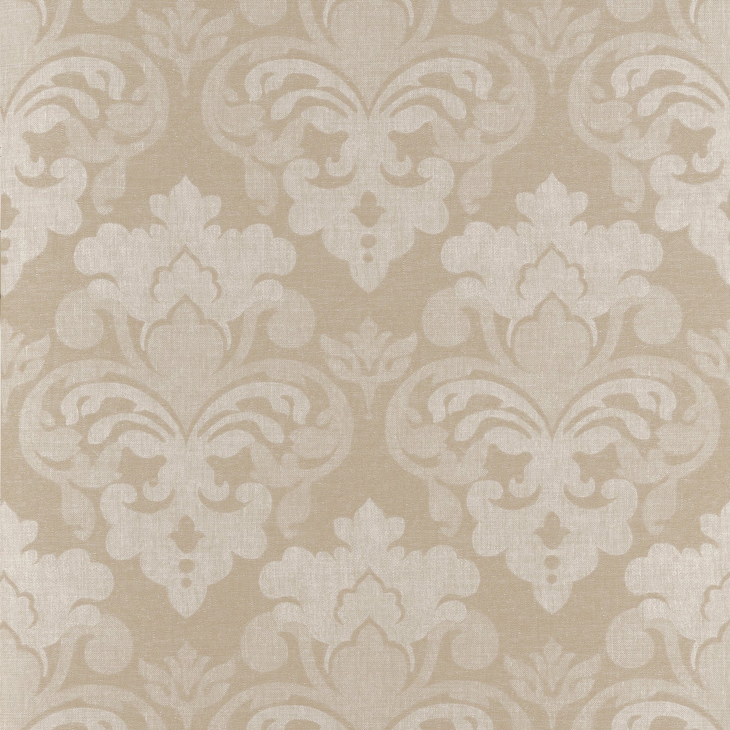 Darcey Damask fabric in beige color - pattern number AT16121 - by Anna French in the Belvedere collection
