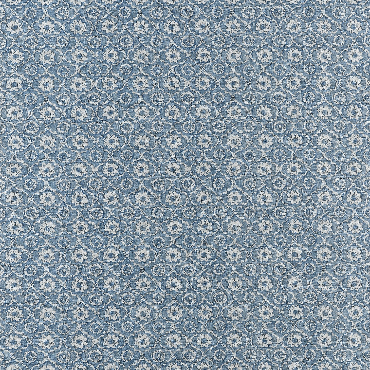 Holly Trellis fabric in blue color - pattern number AT16125 - by Anna French in the Belvedere collection