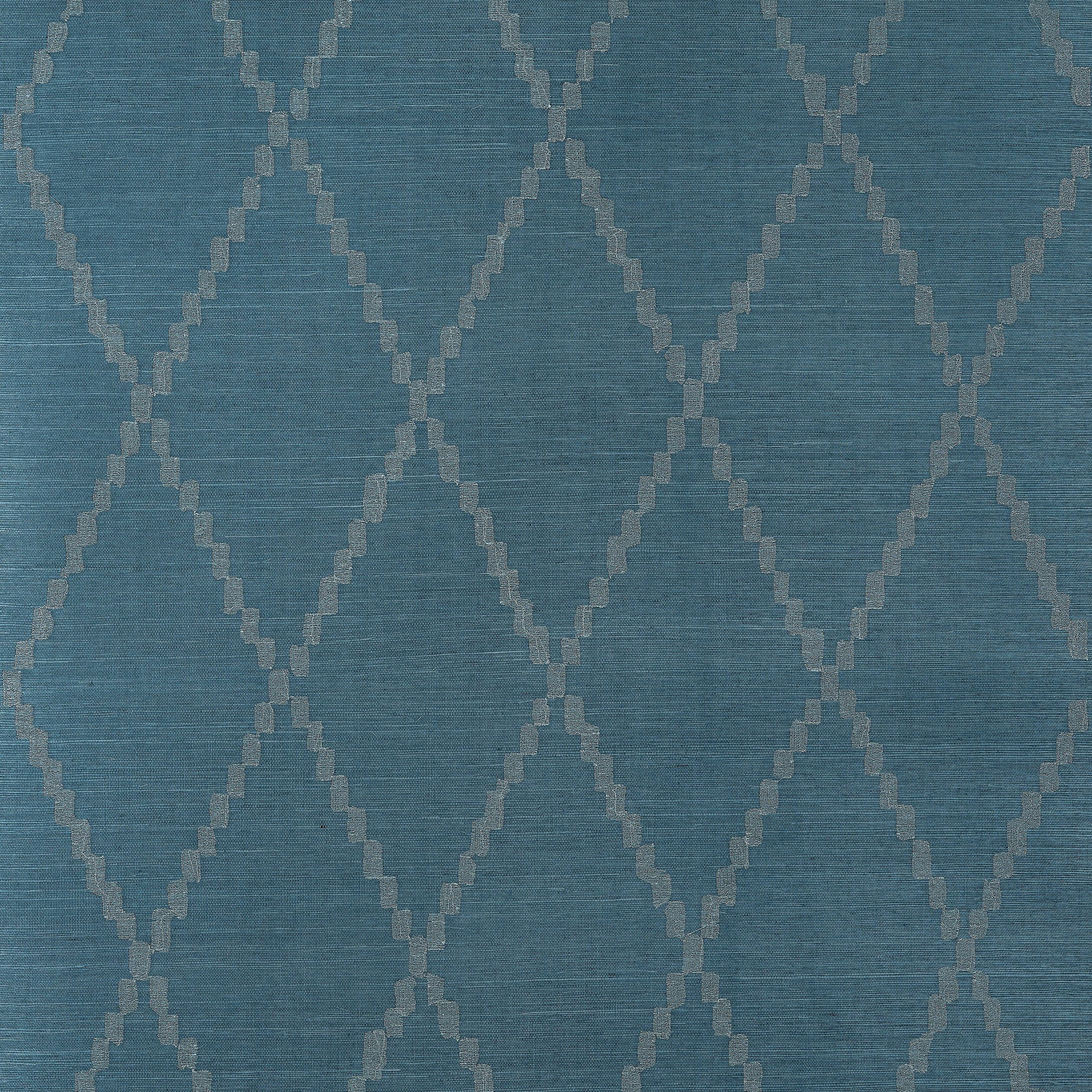 Ribbon Sisal wallpaper in navy color - pattern number AT16142 - by Anna French in the Belvedere collection