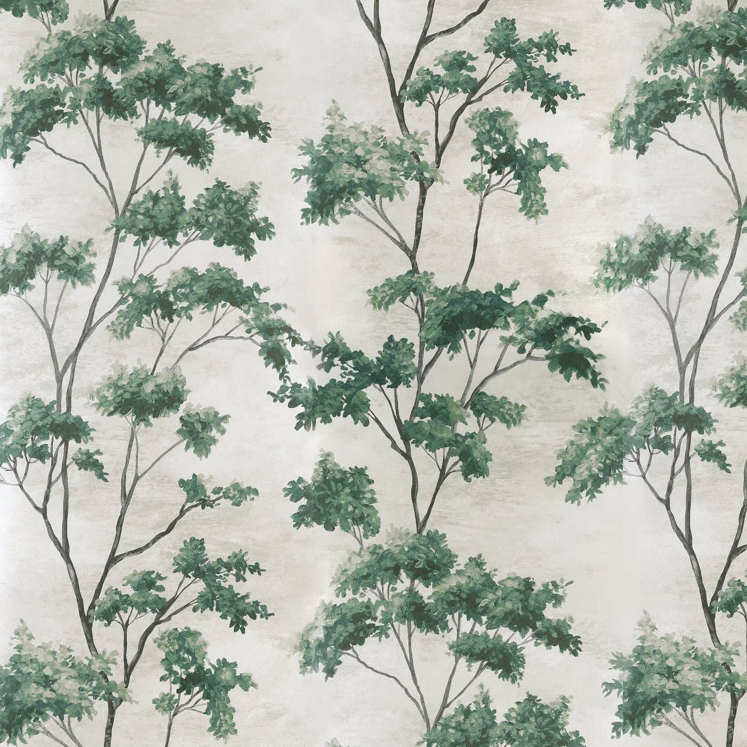 Dalton wallpaper in green on pearl color - pattern number AT16169 - by Anna French in the Belvedere collection