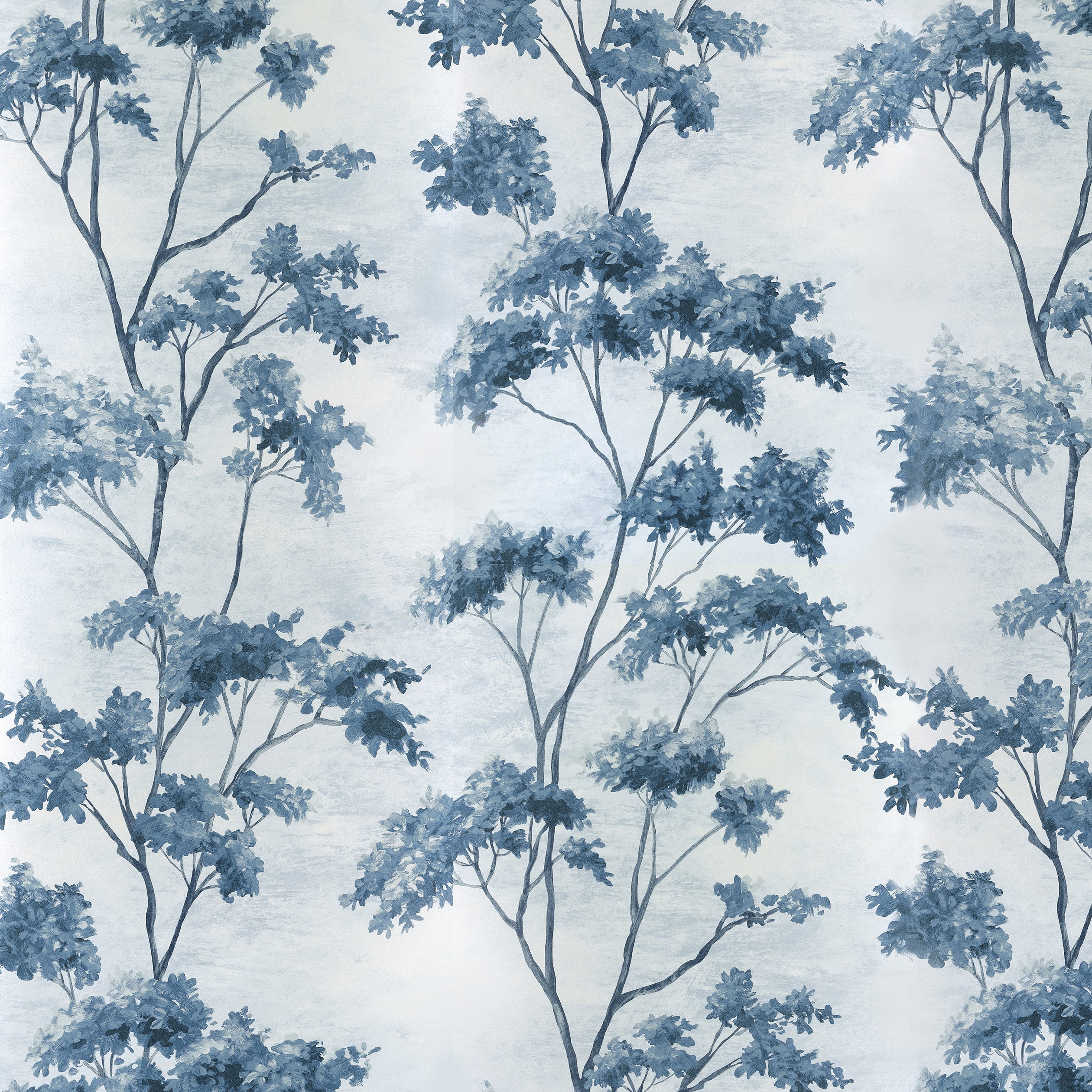Dalton wallpaper in blue white on pearl color - pattern number AT16170 - by Anna French in the Belvedere collection