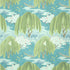 Willow Tree fabric in turquoise color - pattern number AT23109 - by Anna French in the Willow Tree collection
