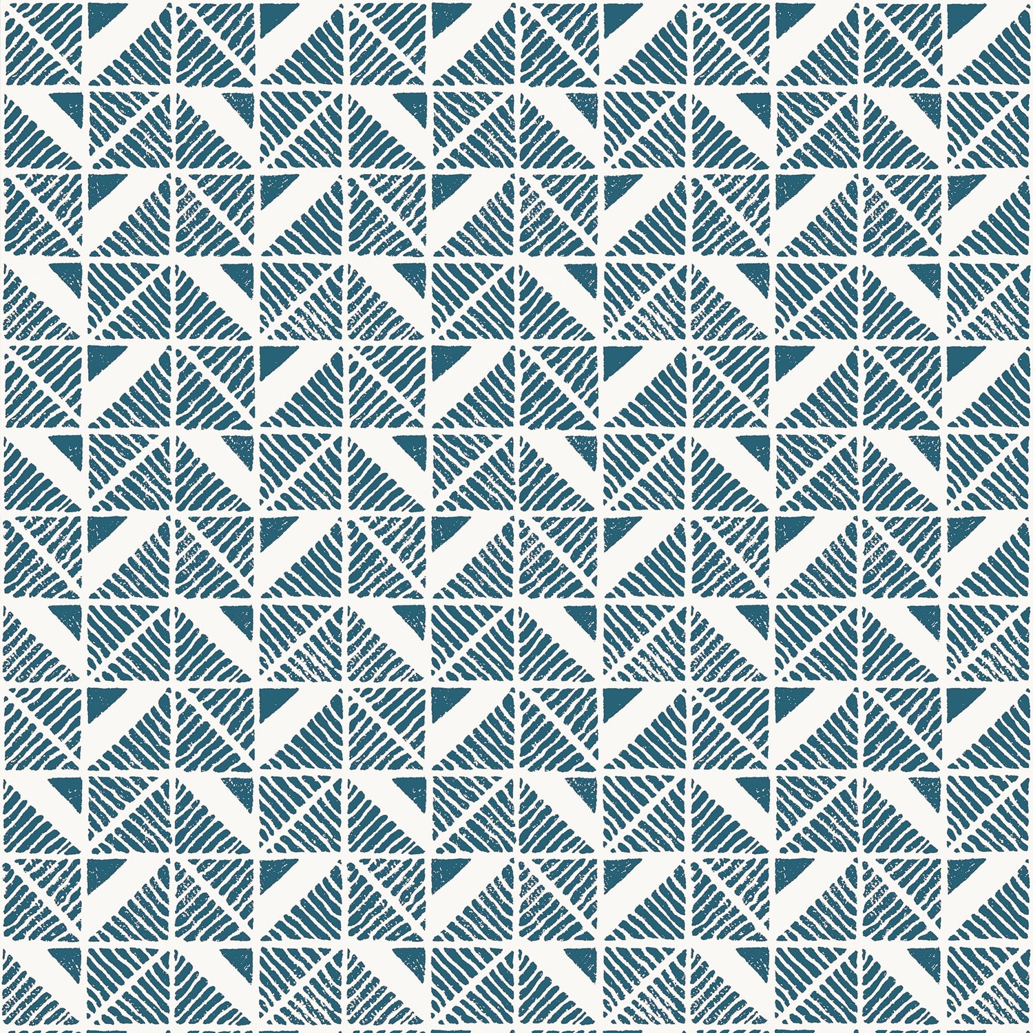 Bloomsbury Square fabric in blue color - pattern number AT23118 - by Anna French in the Willow Tree collection