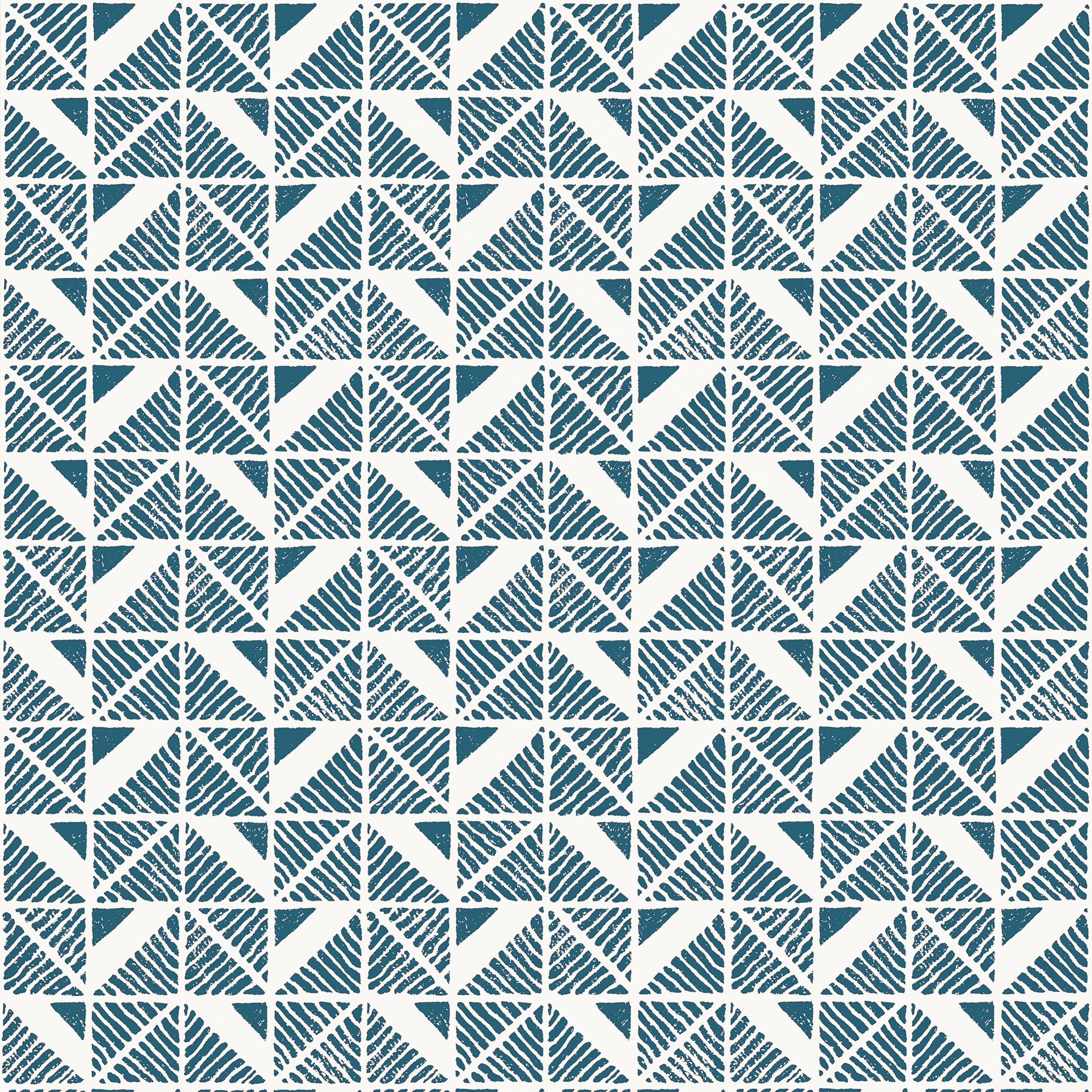 Bloomsbury Square fabric in blue color - pattern number AT23118 - by Anna French in the Willow Tree collection
