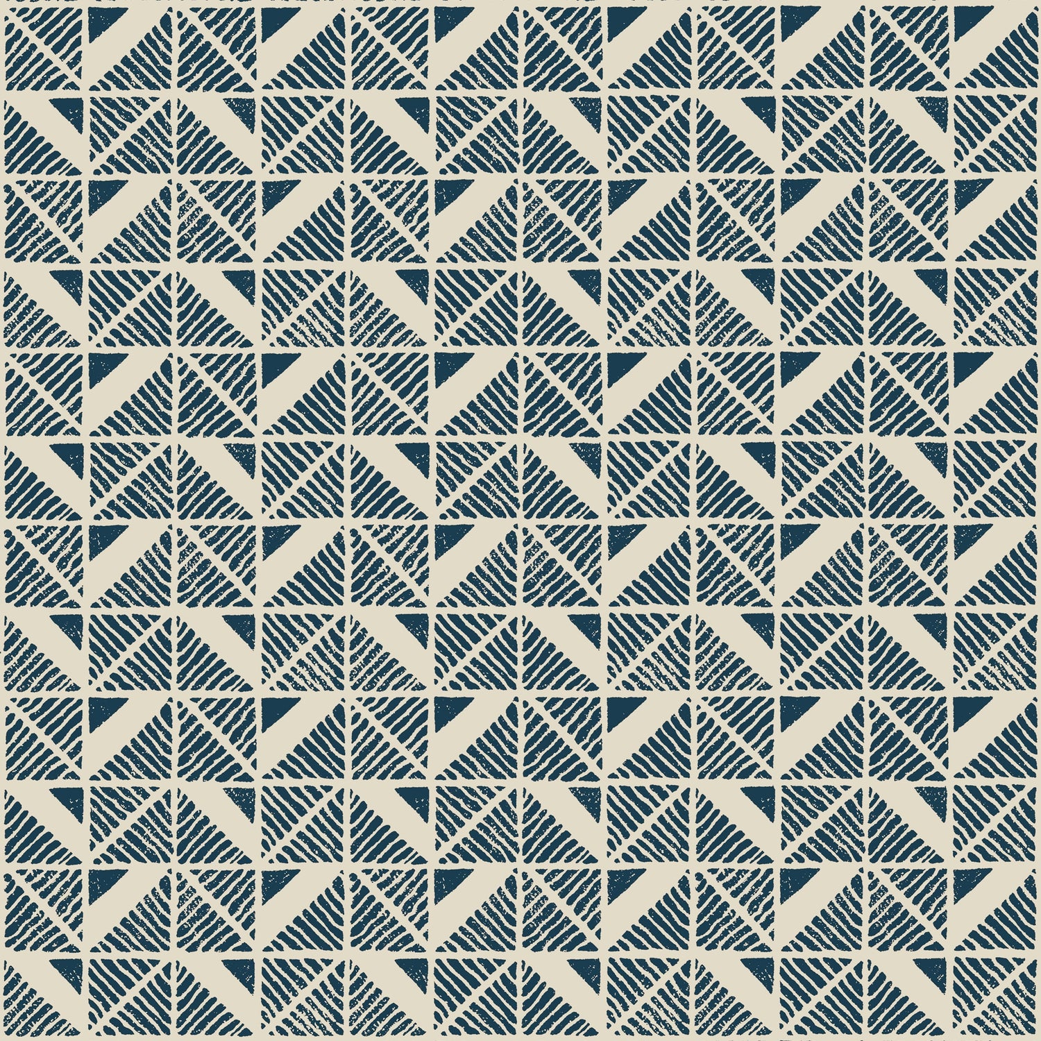 Bloomsbury Square fabric in navy color - pattern number AT23119 - by Anna French in the Willow Tree collection