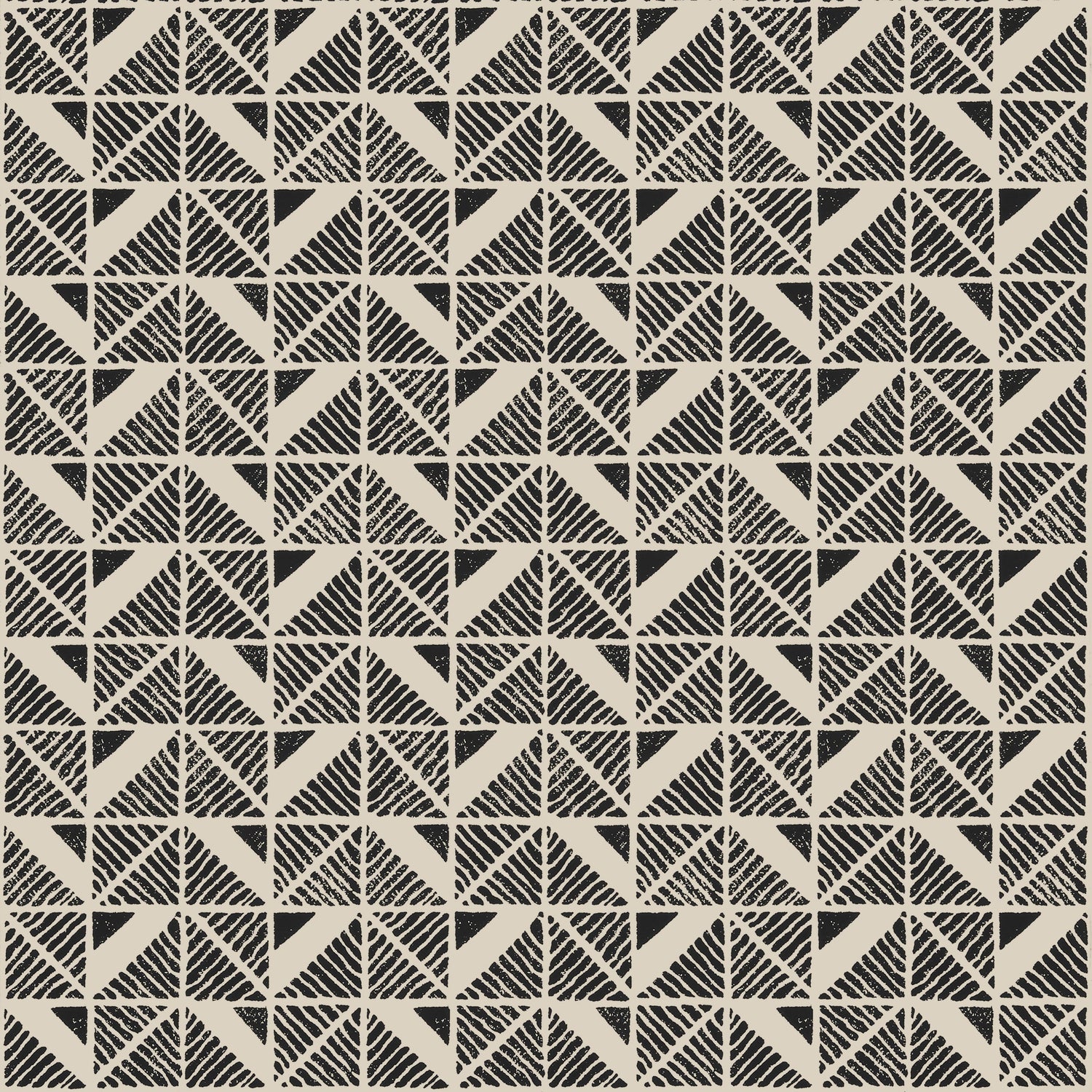 Bloomsbury Square fabric in black color - pattern number AT23120 - by Anna French in the Willow Tree collection