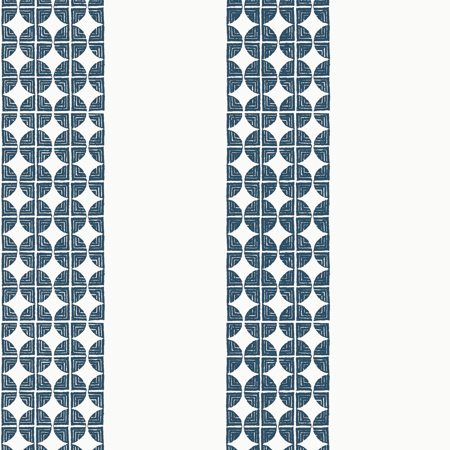 Fairmont Stripe fabric in navy color - pattern number AT23130 - by Anna French in the Willow Tree collection