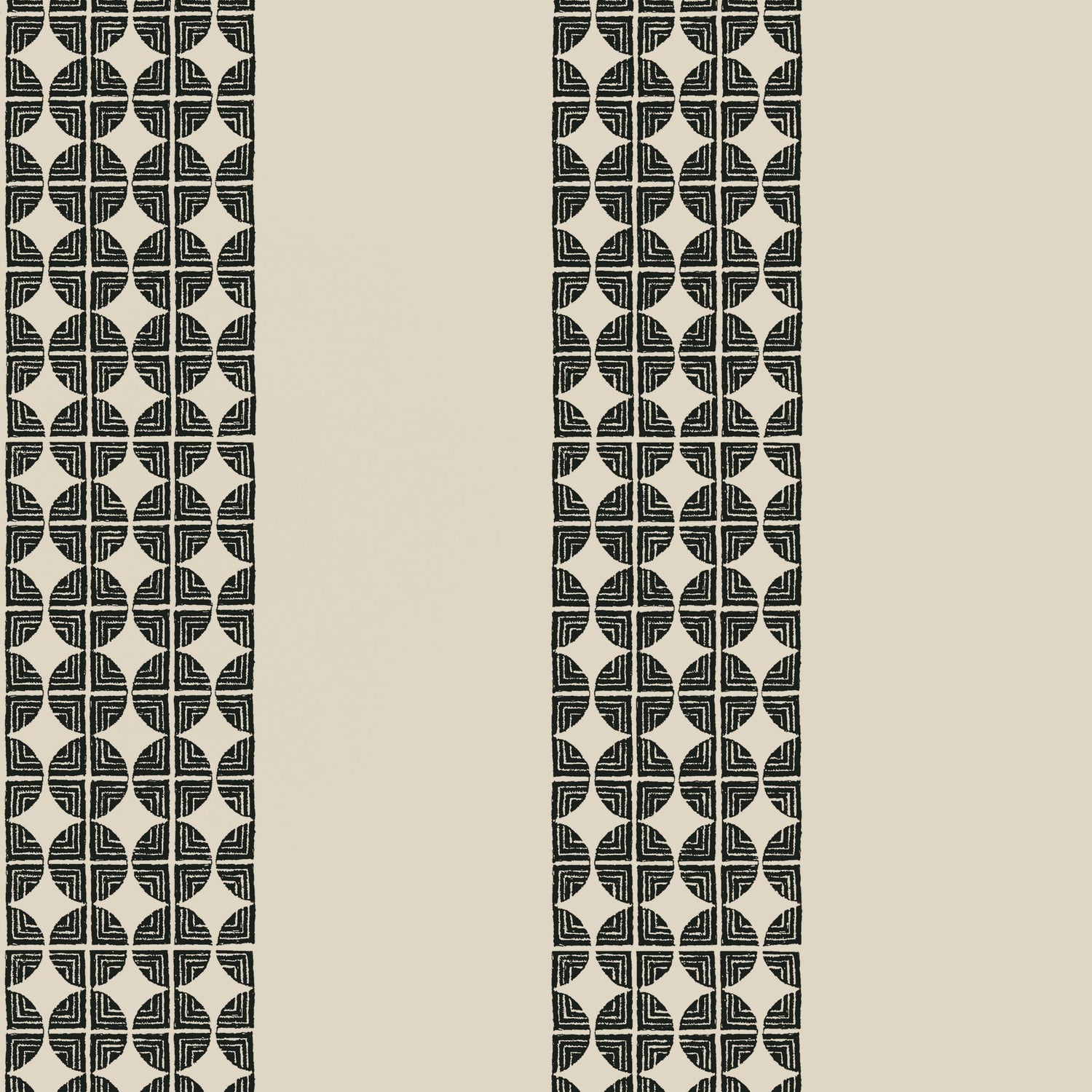 Fairmont Stripe fabric in black color - pattern number AT23131 - by Anna French in the Willow Tree collection