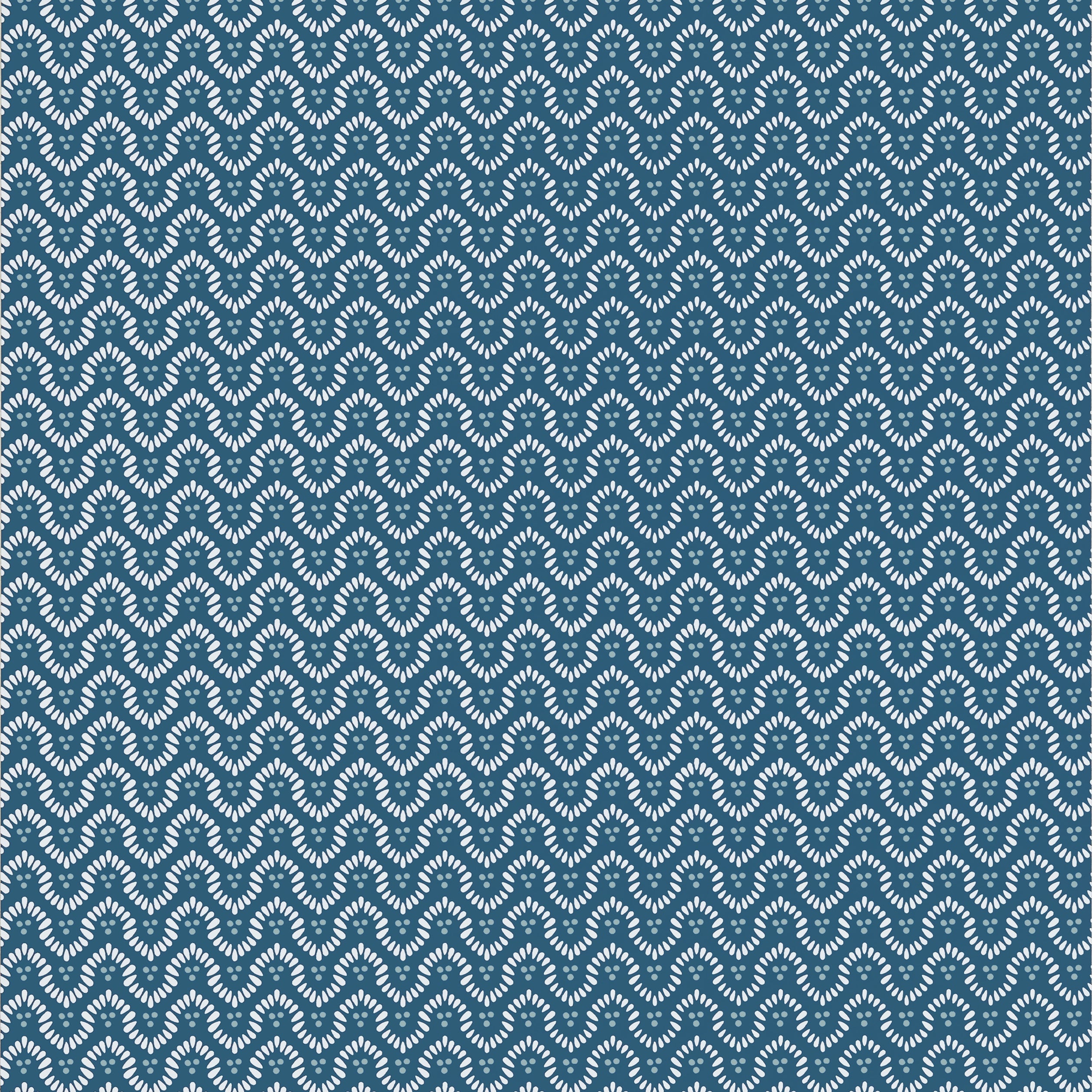 Wynford wallpaper in navy color - pattern number AT23149 - by Anna French in the Willow Tree collection