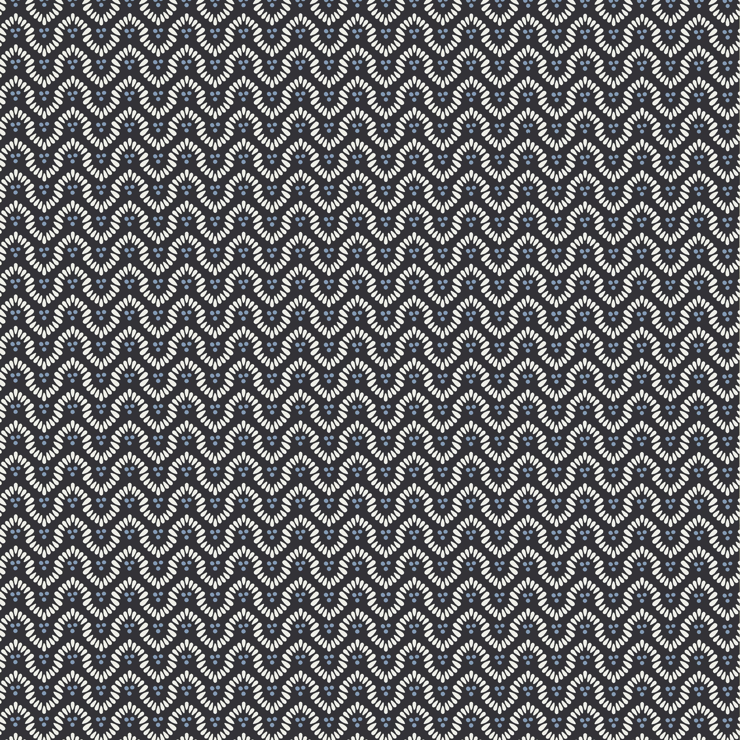 Wynford wallpaper in black color - pattern number AT23150 - by Anna French in the Willow Tree collection