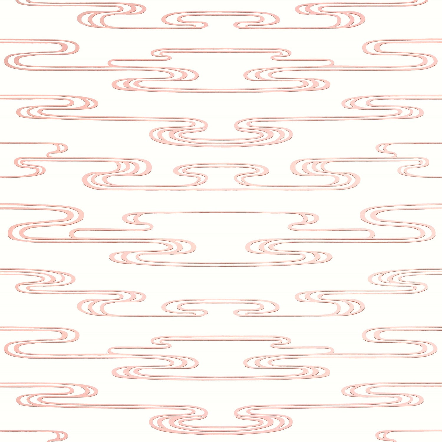 Cloudwater wallpaper in blush color - pattern number AT23154 - by Anna French in the Willow Tree collection
