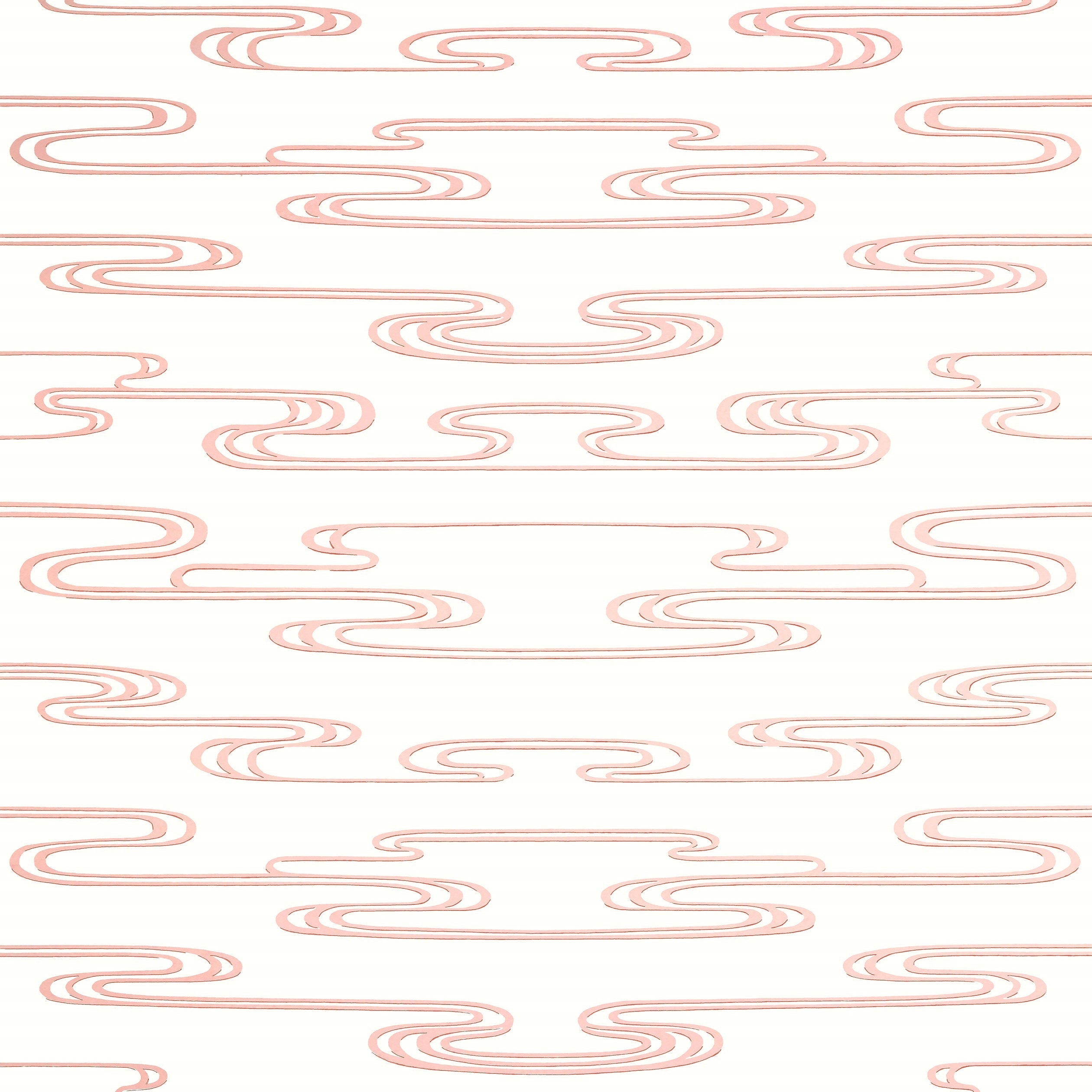 Cloudwater wallpaper in blush color - pattern number AT23154 - by Anna French in the Willow Tree collection