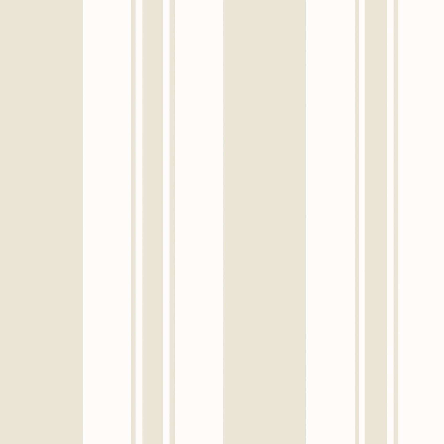 Keswick Stripe wallpaper in beige color - pattern number AT23167 - by Anna French in the Willow Tree collection
