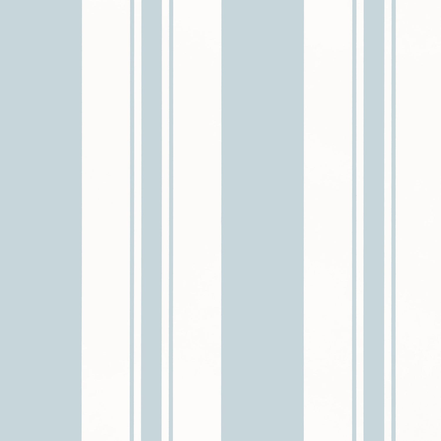 Keswick Stripe wallpaper in soft blue color - pattern number AT23170 - by Anna French in the Willow Tree collection