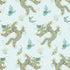 Dragon Dance wallpaper in spa blue color - pattern number AT23180 - by Anna French in the Willow Tree collection