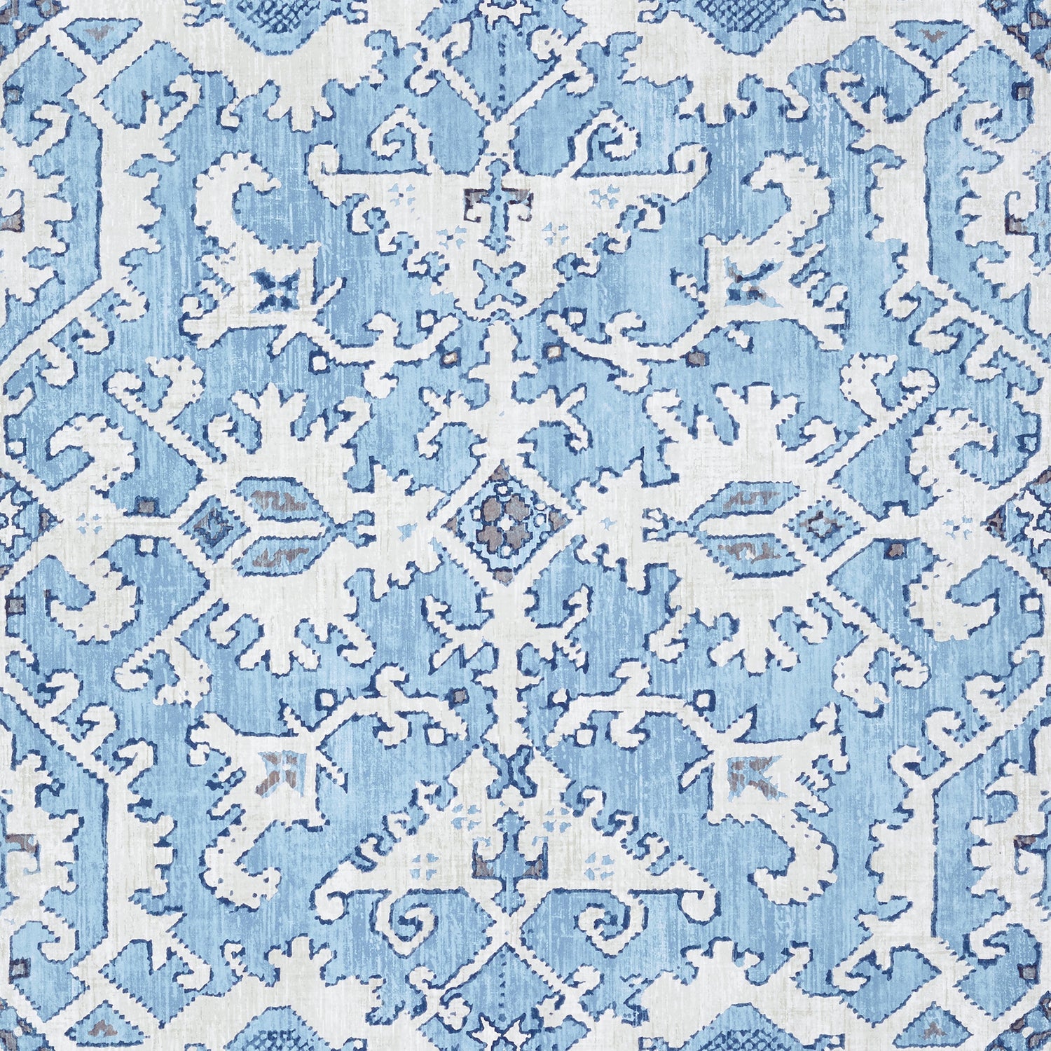 Pontorma fabric in sky color - pattern number AT24554 - by Anna French in the Devon collection