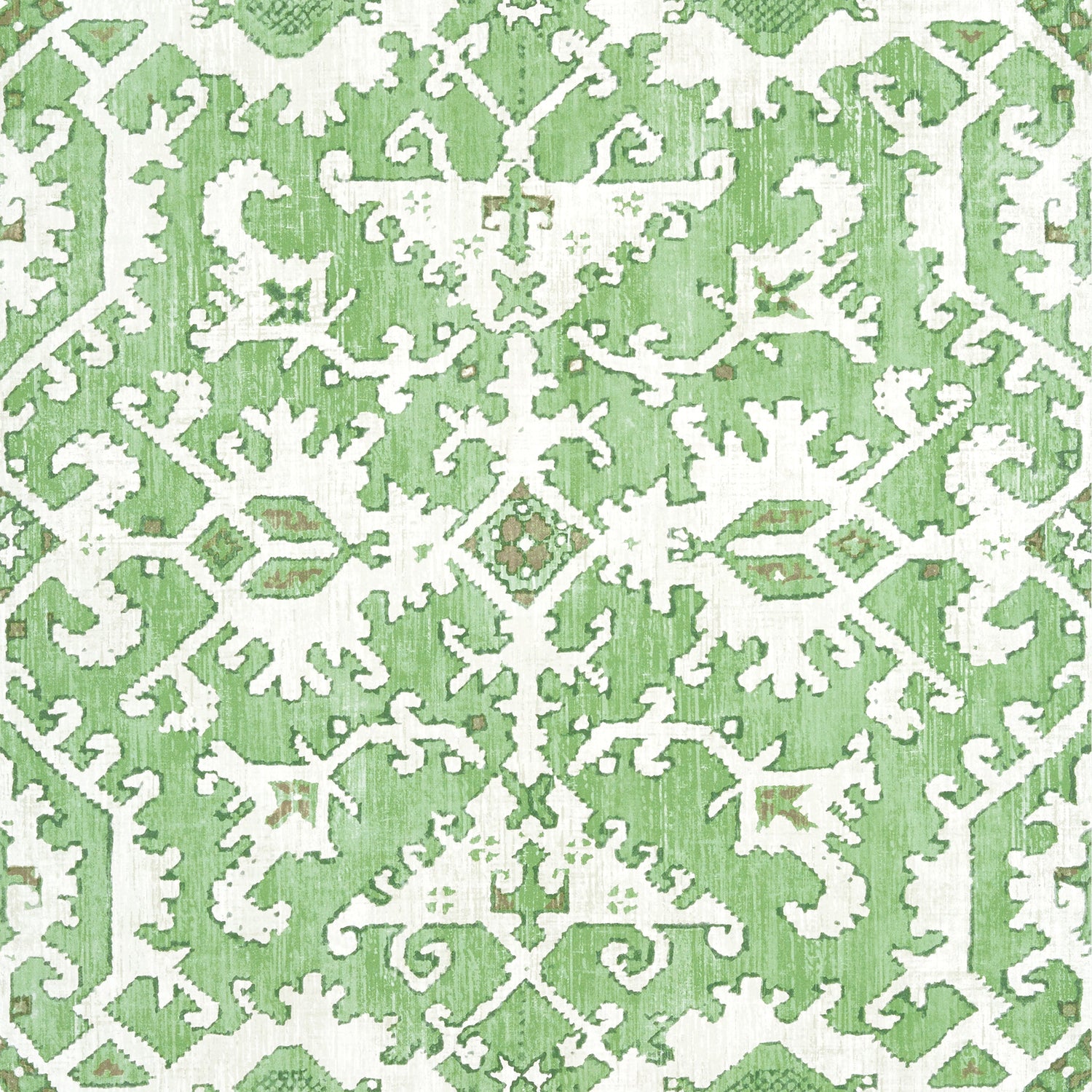 Pontorma fabric in kelly color - pattern number AT24557 - by Anna French in the Devon collection