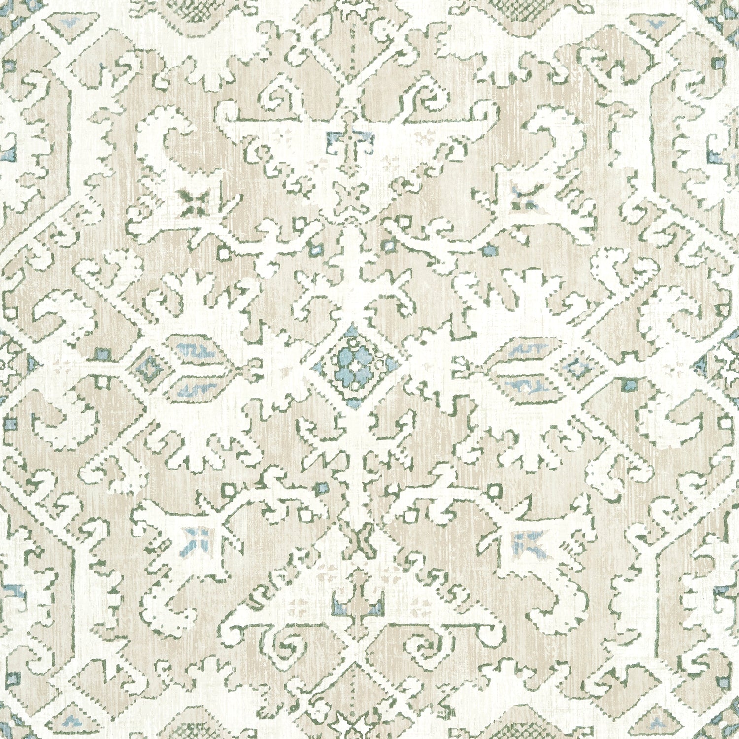 Pontorma fabric in neutral color - pattern number AT24558 - by Anna French in the Devon collection