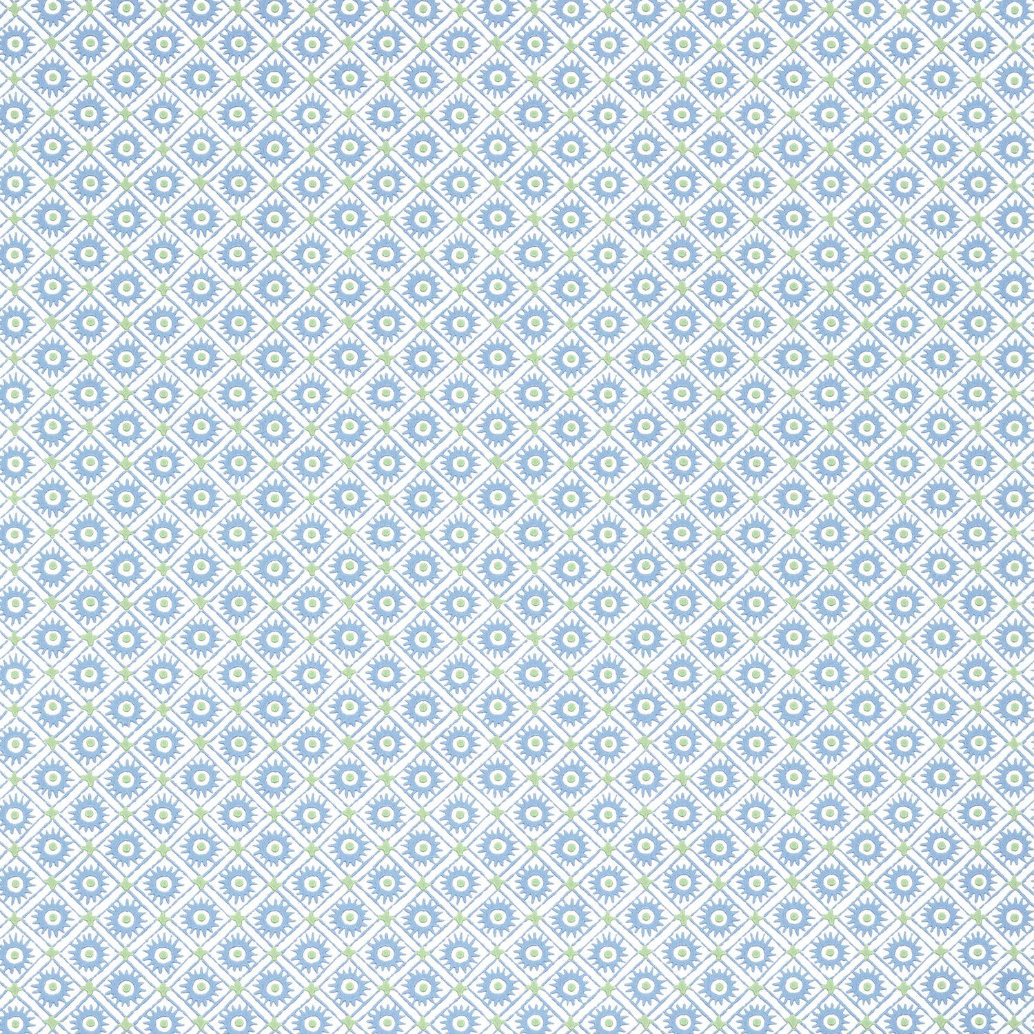 Mini Sun wallpaper in sky color - pattern number AT24565 - by Anna French in the Devon collection