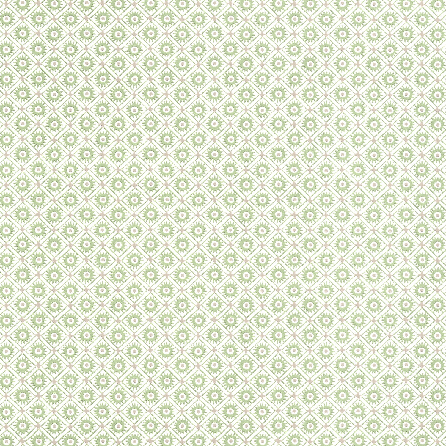 Mini Sun wallpaper in green color - pattern number AT24568 - by Anna French in the Devon collection