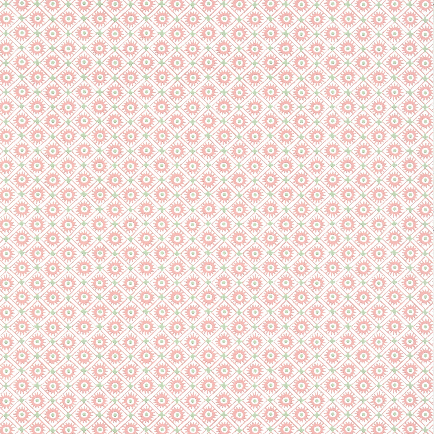 Mini Sun wallpaper in rose color - pattern number AT24570 - by Anna French in the Devon collection