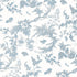 Newlands Toile fabric in soft blue color - pattern number AT57834 - by Anna French in the Bristol collection