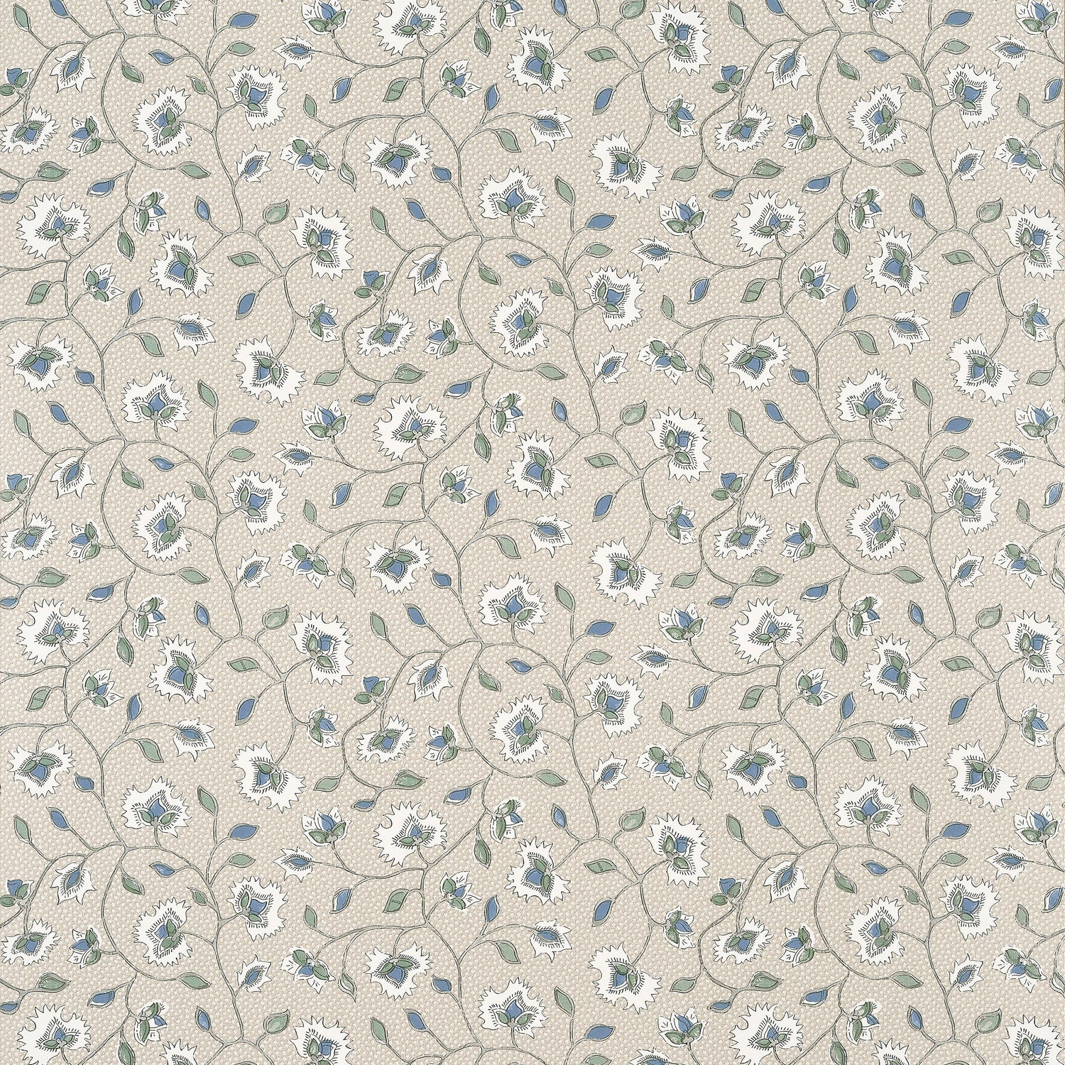 Chelsea wallpaper in slate and linen color - pattern number AT57842 - by Anna French in the Bristol collection