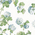 Sussex Hydrangea wallpaper in blue and green color - pattern number AT57846 - by Anna French in the Bristol collection