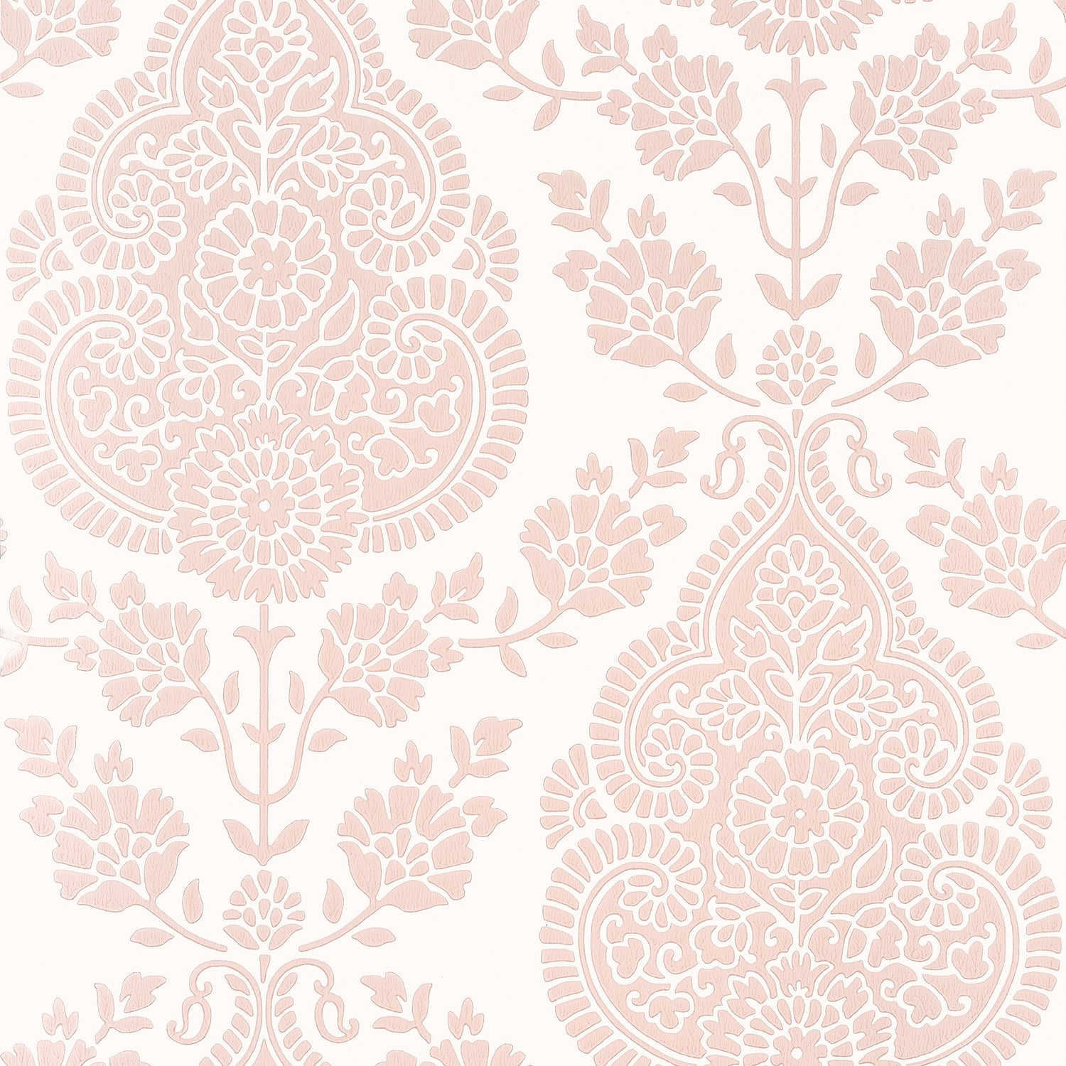 Balmuccia Damask fabric in blush color - pattern number AT57865 - by Anna French in the Bristol collection