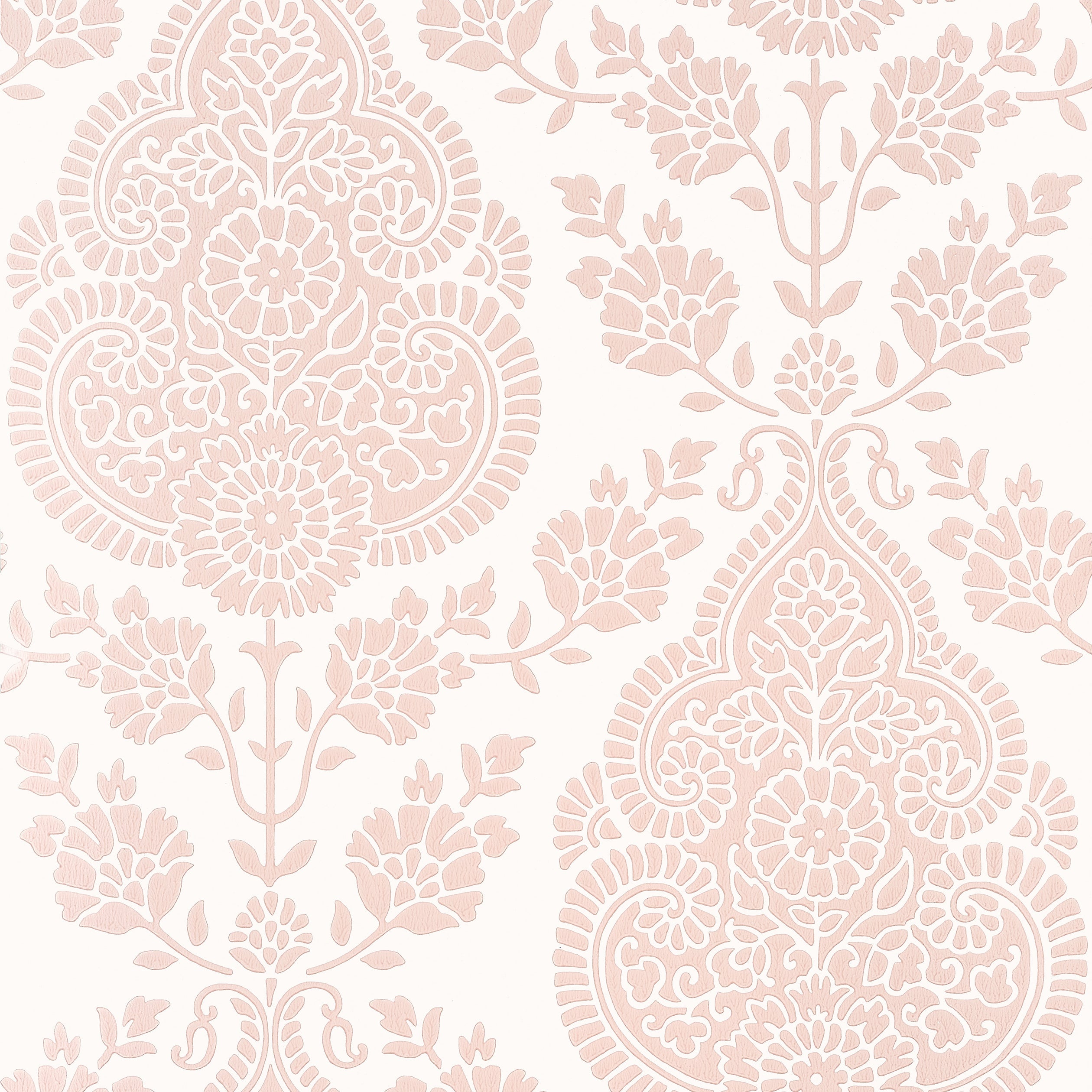 Balmuccia Damask fabric in blush color - pattern number AT57865 - by Anna French in the Bristol collection
